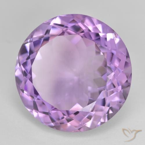 Améthyste Violet Rosâtre naturelle Tour, 26.00 ct, VVS