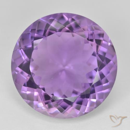23.77ct Naturel Violet Rosâtre Améthyste, Tour, VVS