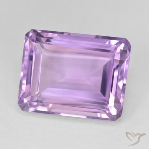 Améthyste Violet aubergine naturelle Octogone / coupe Émeraude, 19.16 ct, VVS-VS