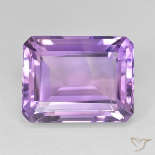 18.88ct Naturel Violet iris profond Améthyste, Taille émeraude, VVS-VS