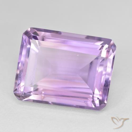 Améthyste Violet moyen naturelle Octogone / coupe Émeraude, 19.33 ct, VVS-VS