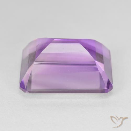 Améthyste Violet moyen naturelle Octogone / coupe Émeraude, 19.33 ct, VVS-VS