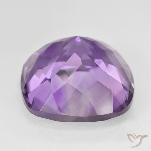 Améthyste Violet vif naturelle Coussin, 23.74 ct, VVS