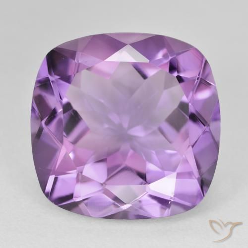 19.07ct Naturel Violet moyen Améthyste, Coussin, VVS