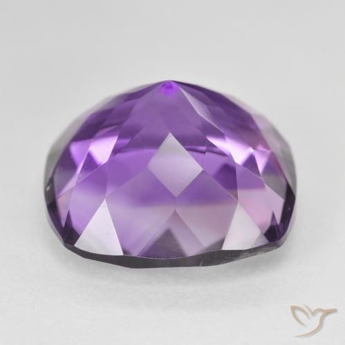 Améthyste Pourpre violacé profond naturelle Coussin, 22.31 ct, VVS