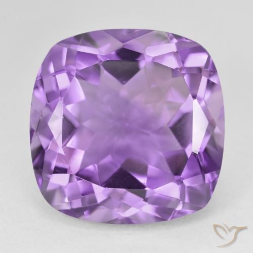 22.50ct Naturel Violet moyen Améthyste, Coussin, VVS