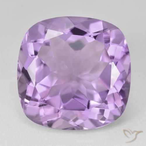 21.31ct Naturel Violet moyen Améthyste, Coussin, VVS