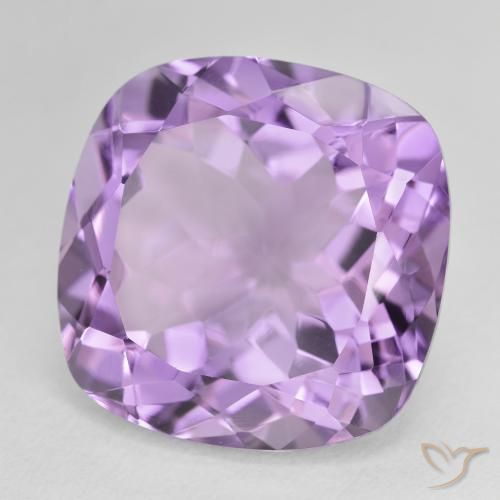 Améthyste Violet moyen naturelle Coussin, 21.31 ct, VVS