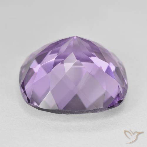 Améthyste Violet moyen naturelle Coussin, 21.31 ct, VVS