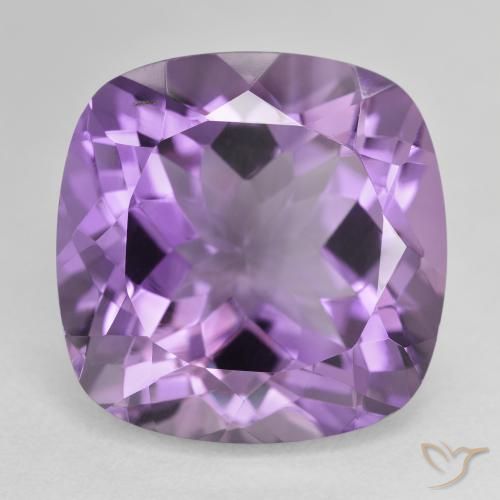 22.72ct Naturel Violet moyen Améthyste, Coussin, VVS