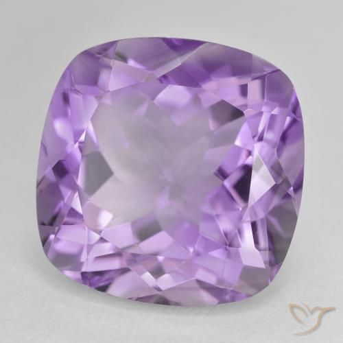 Améthyste Violet iris profond naturelle Coussin, 22.36 ct, VVS
