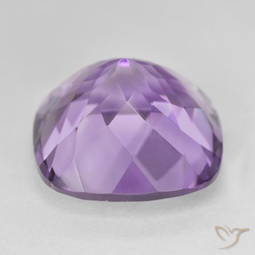 Améthyste Violet iris profond naturelle Coussin, 22.36 ct, VVS