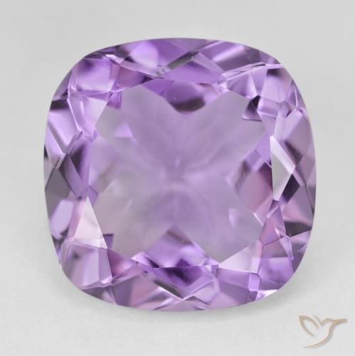 20.42ct Naturel Violet moyen Améthyste, Coussin, VVS