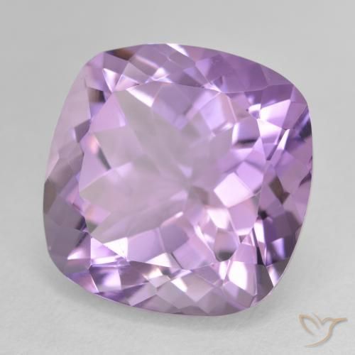 Améthyste Violet Iris naturelle Coussin, 12.89 ct, VVS