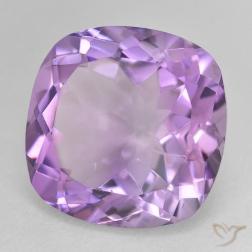 Améthyste Violet violacé naturelle Coussin, 14.83 ct, VVS