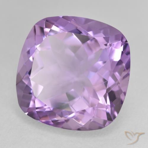 Améthyste Violet Iris naturelle Coussin, 12.93 ct, VVS