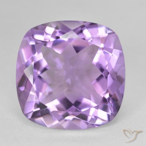 12.11ct Naturel Violet Iris Améthyste, Coussin, VVS
