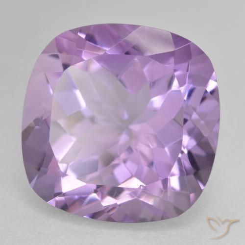 Améthyste Violet moyen naturelle Coussin, 16.45 ct, VVS