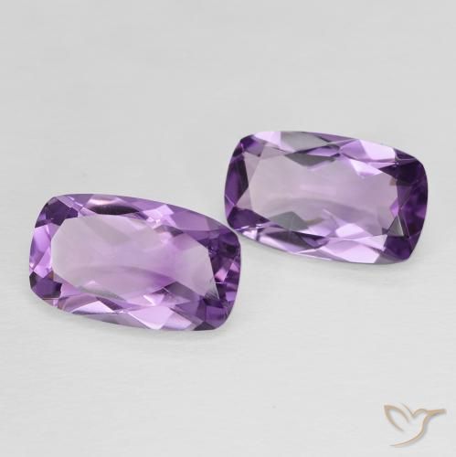 Shop natural 10.59ct Violet violacé Améthyste gems, Coussin, from Brésil at GemSelect. In stock, global shipping!