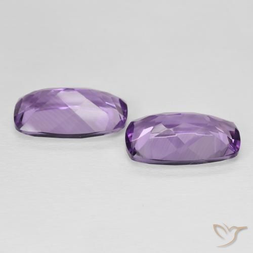 Shop natural 10.59ct Violet violacé Améthyste gems, Coussin, from Brésil at GemSelect. In stock, global shipping!