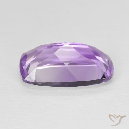 Améthyste Violet intense naturelle Coussin, 5.50 ct, VVS-VS