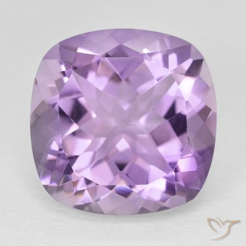 11.50ct Naturel Violet Rosâtre Améthyste, Coussin, VVS