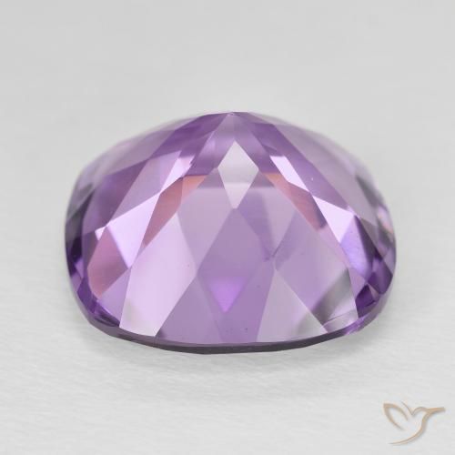 Améthyste Violet Rosâtre naturelle Coussin, 11.50 ct, VVS