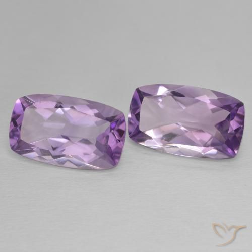 Shop natural 11.24ct Medium Light Purplish-Violet Améthyste gems, Coussin, from Brésil at GemSelect. In stock, global shipping!