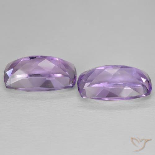 Shop natural 12.80ct Medium Light Purplish-Violet Améthyste gems, Coussin, from Brésil at GemSelect. In stock, global shipping!