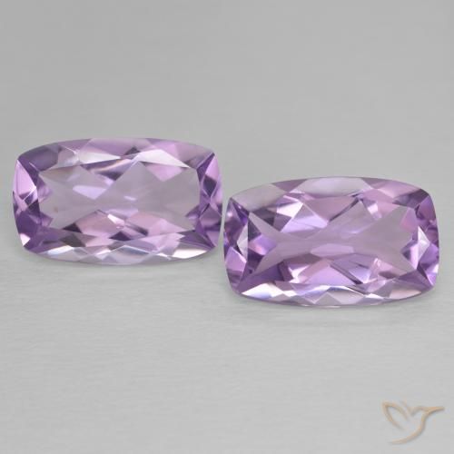 Shop natural 11.28ct Medium Light Purplish-Violet Améthyste gems, Coussin, from Brésil at GemSelect. In stock, global shipping!