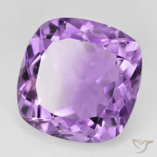Améthyste Violet violacé naturelle Coussin, 21.27 ct, VVS-VS