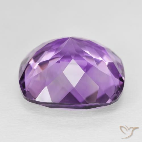Améthyste Violet violacé naturelle Coussin, 21.27 ct, VVS-VS
