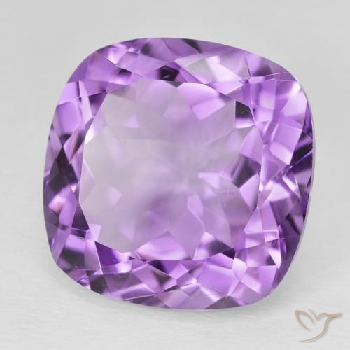 Améthyste Pourpre violacé profond naturelle Coussin, 20.80 ct, VS