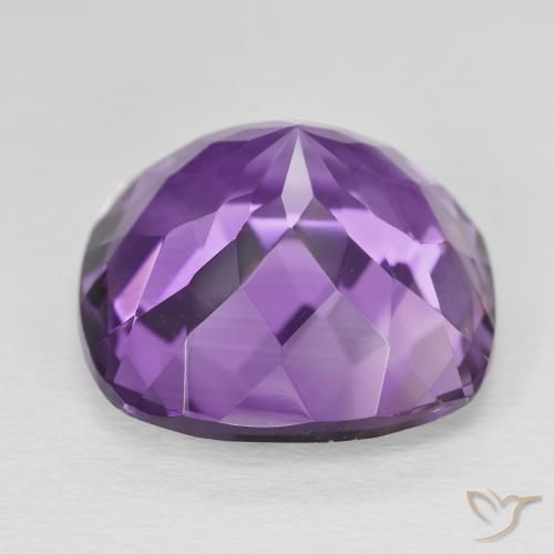 Améthyste Pourpre violacé profond naturelle Coussin, 20.98 ct, VVS