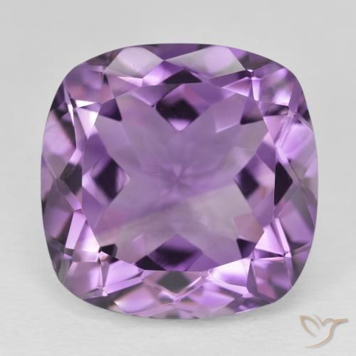 20.59ct Naturel Violet violacé Améthyste, Coussin, VVS