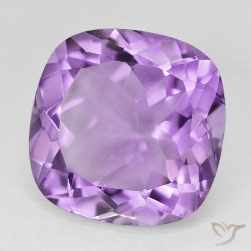 Améthyste Violet violacé naturelle Coussin, 19.54 ct, VVS