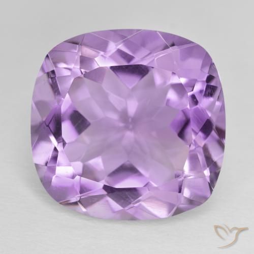 Améthyste Pourpre violacé moyen naturelle Coussin, 18.76 ct, VVS-VS
