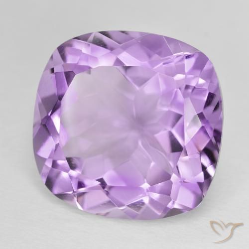 Améthyste Pourpre violacé moyen naturelle Coussin, 18.76 ct, VVS-VS
