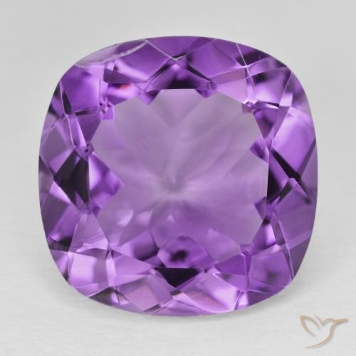 19.52ct Naturel Pourpre violacé moyen Améthyste, Coussin, VS