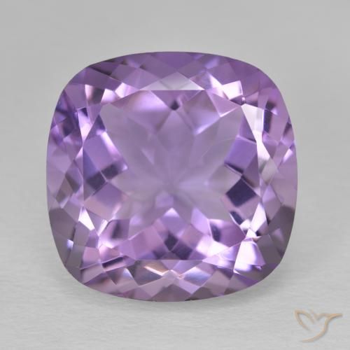 12.50ct Naturel Violet aubergine Améthyste, Coussin, VVS