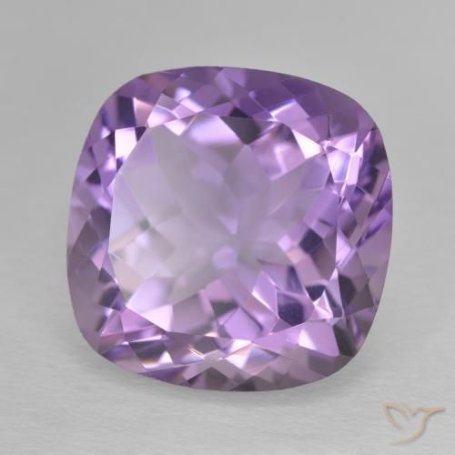 Améthyste Violet aubergine naturelle Coussin, 12.50 ct, VVS