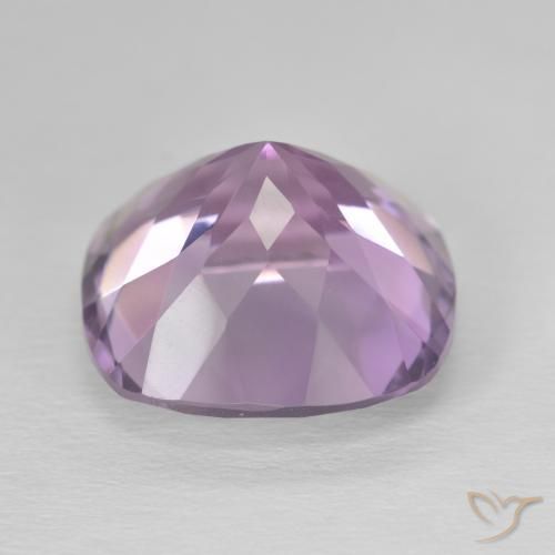 Améthyste Violet Rosâtre naturelle Coussin, 12.41 ct, VVS