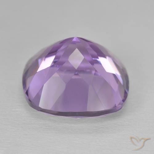 Améthyste Violet moyen naturelle Coussin, 13.03 ct, VVS