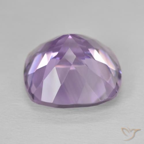Améthyste Violet moyen naturelle Coussin, 12.47 ct, VVS