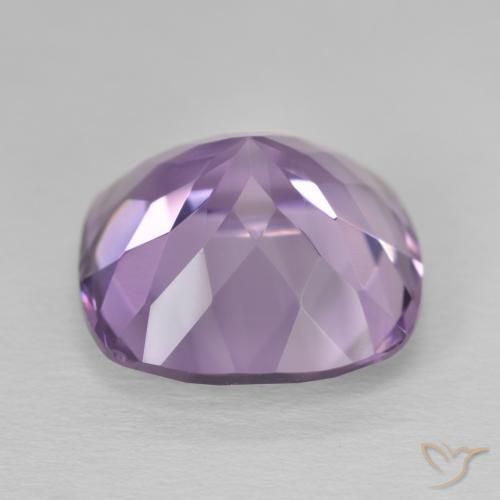 Améthyste Violet moyen naturelle Coussin, 12.37 ct, VVS