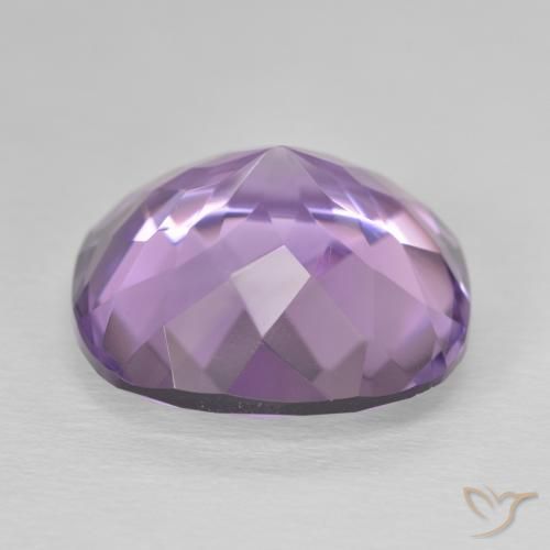 Améthyste Violet Rosâtre naturelle Coussin, 13.67 ct, VVS