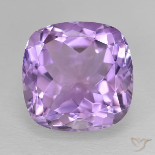 13.81ct Naturel Violet moyen Améthyste, Coussin, VVS