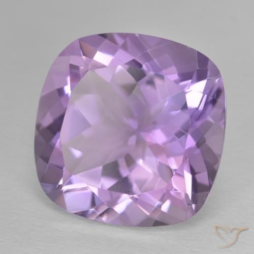 Améthyste Violet Iris naturelle Coussin, 12.52 ct, VVS-VS
