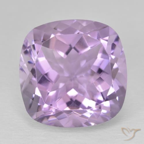 12.93ct Naturel Violet Rosâtre Améthyste, Coussin, VVS