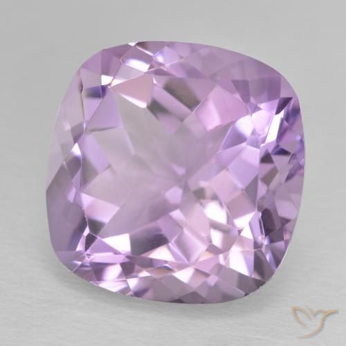 Améthyste Violet Rosâtre naturelle Coussin, 12.93 ct, VVS